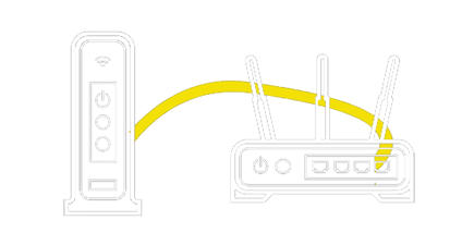 Connect your Router .